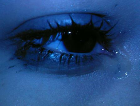 Une larme...